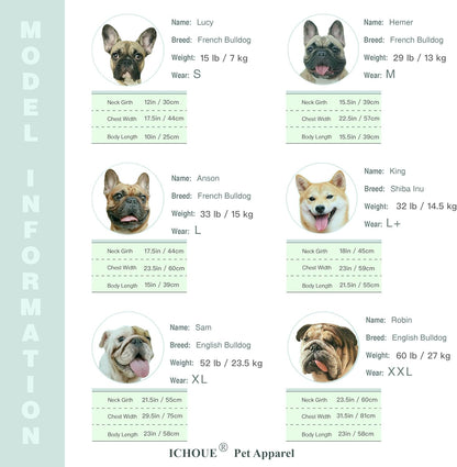 French Bulldog Frenchie Clothes Hoodies for Dogs Pug English Boston Terrier Bully Pitbull Corgi Sweatshirt Sweater Clothing - Khaki/Xlarge